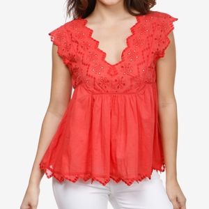 Lucky Brand Eyelet Tank Top